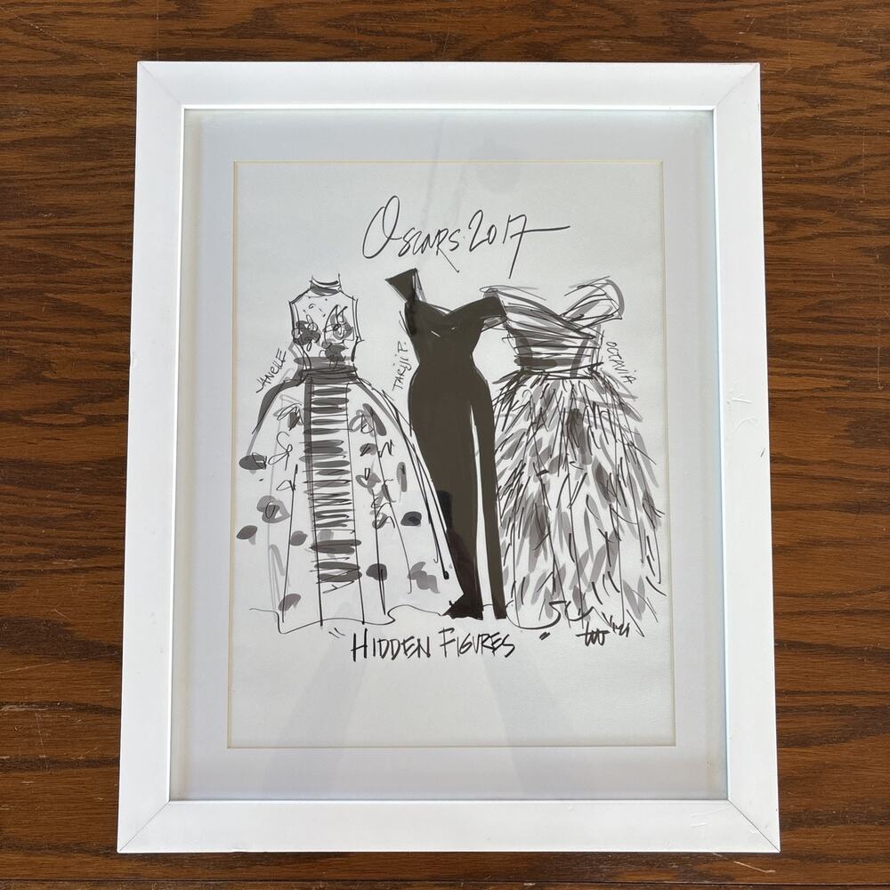 Tina Wilson Oscars 2017 “Hidden Figures” Giclee Illustration Limited Edition